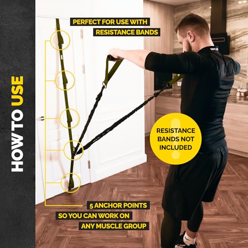 Military green nylon tube set usage instructions for full body fitness