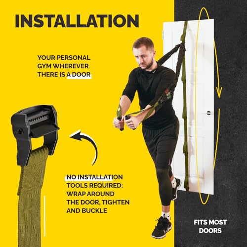 How to install military green door anchor for secure band training