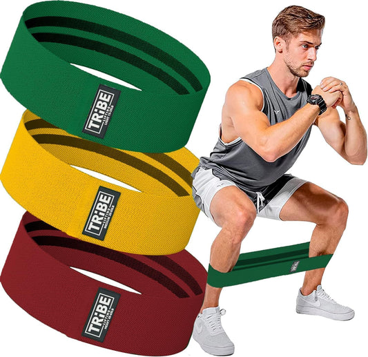 Set of 3 multicolor resistance bands