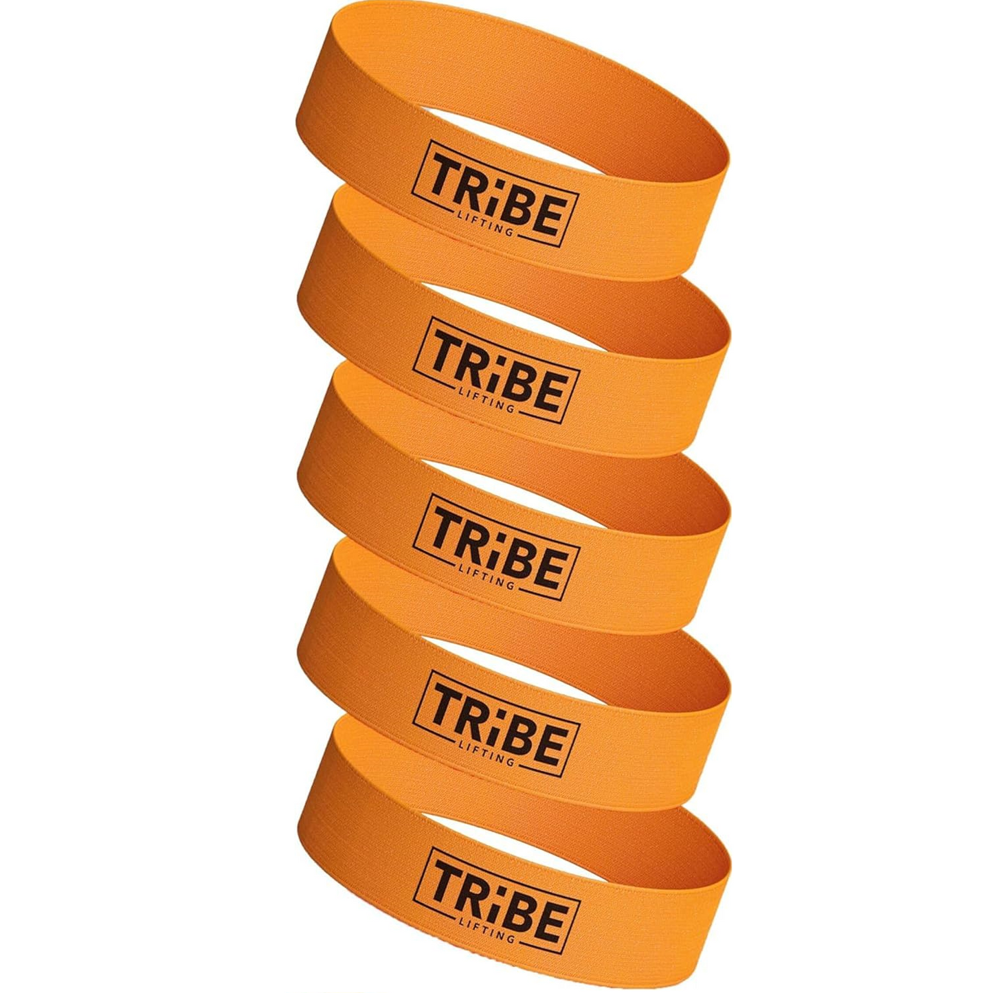 Fabric Resistance Bands Set of 5 – Orange Light