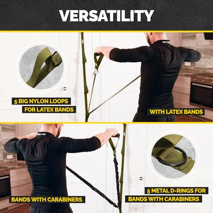 Ultimate Resistance Bands Set with Handles - for Full-Body Workouts