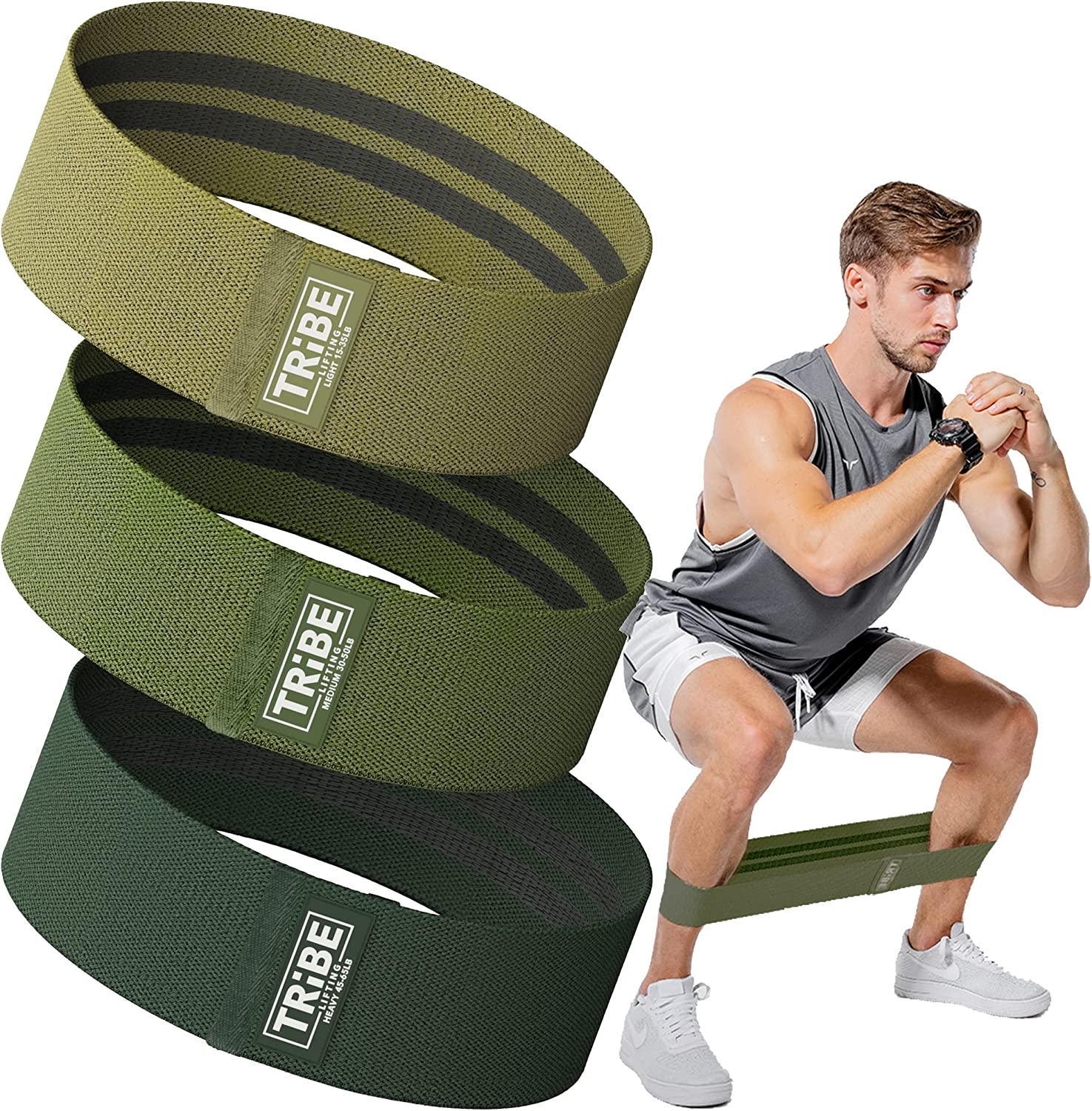 Lifting heavy discount with resistance bands