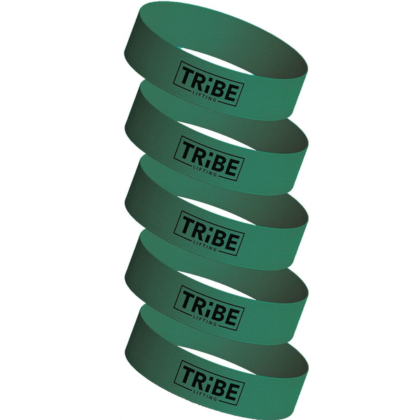 Fabric Resistance Bands Set of 5 – Green Medium