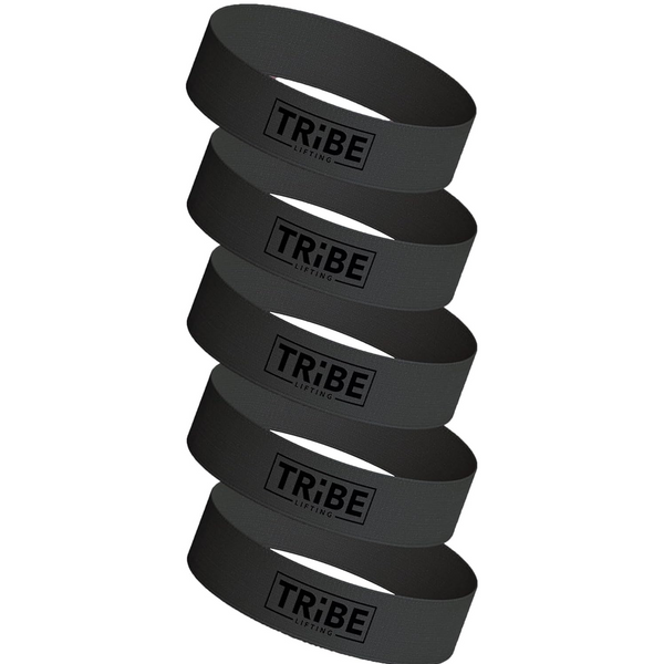 Fabric Resistance Bands Set of 5 – Black X-Heavy