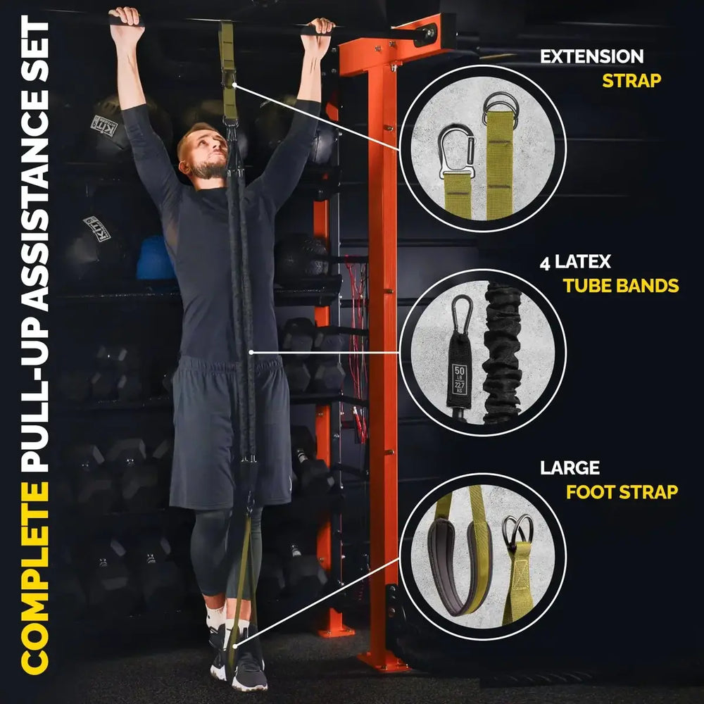 Pull-Up Assistance Bands Set – Black & Green